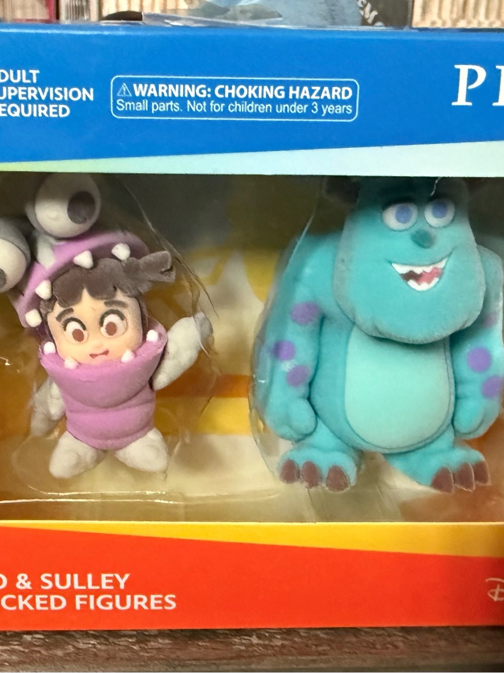 Disney Boo and Sulley Plush Set - Blue, Purple, Teal